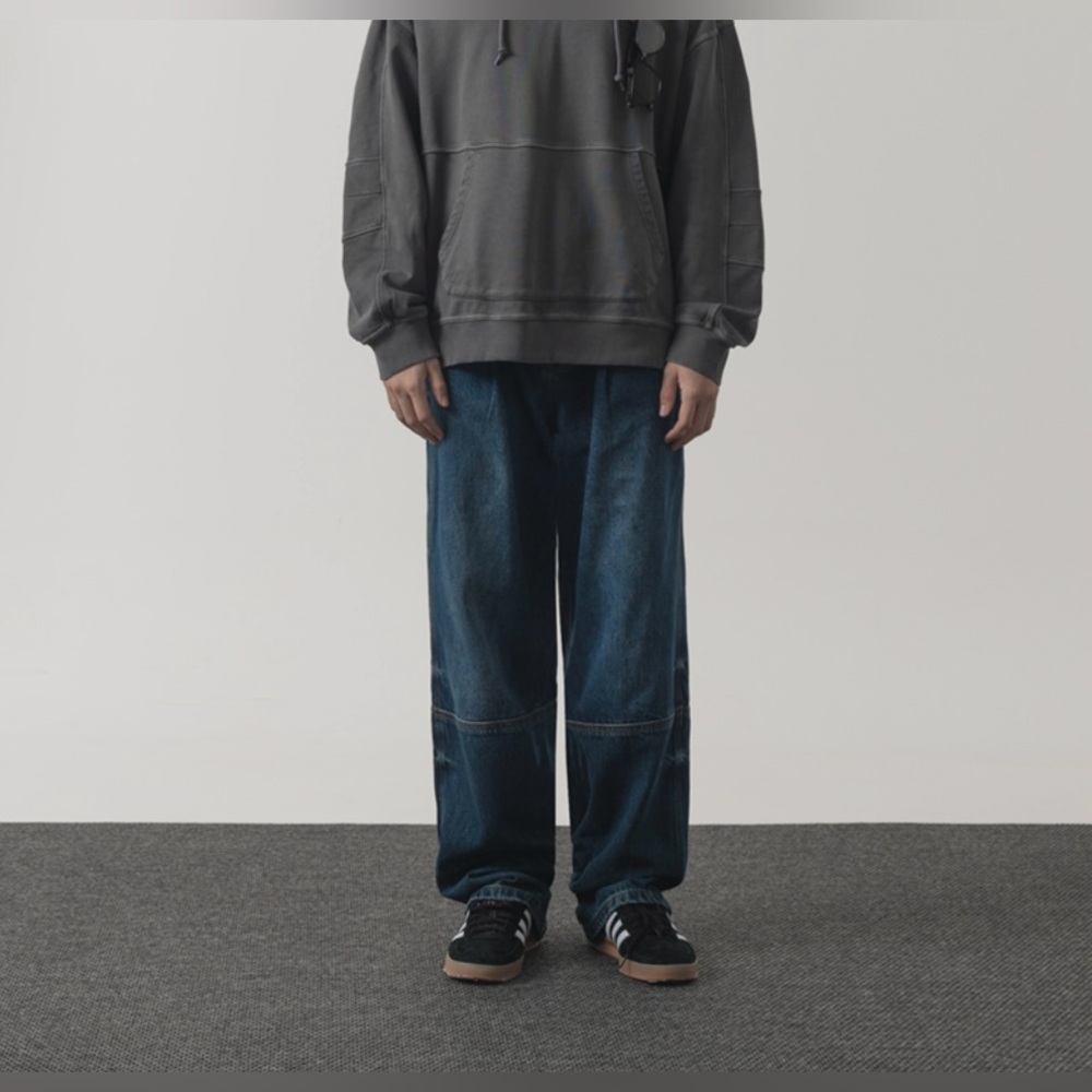 Dimitri Black (Korean brand - Musinsa) Domingo Straight Denim Jeans Indigo 30